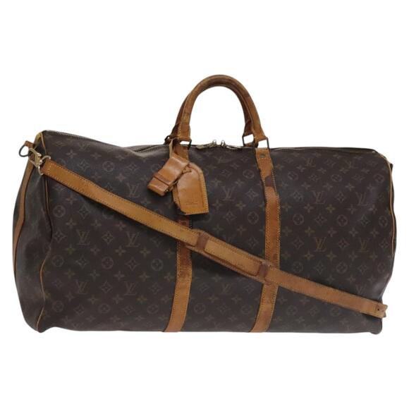 LOUIS VUITTON Monogram Keepall Bandouliere 60 Boston Bag M41412 - Picture 1 of 16